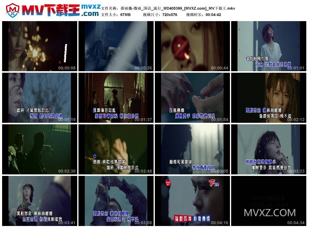 邵雨薇-微雨_国语_流行_MD405399